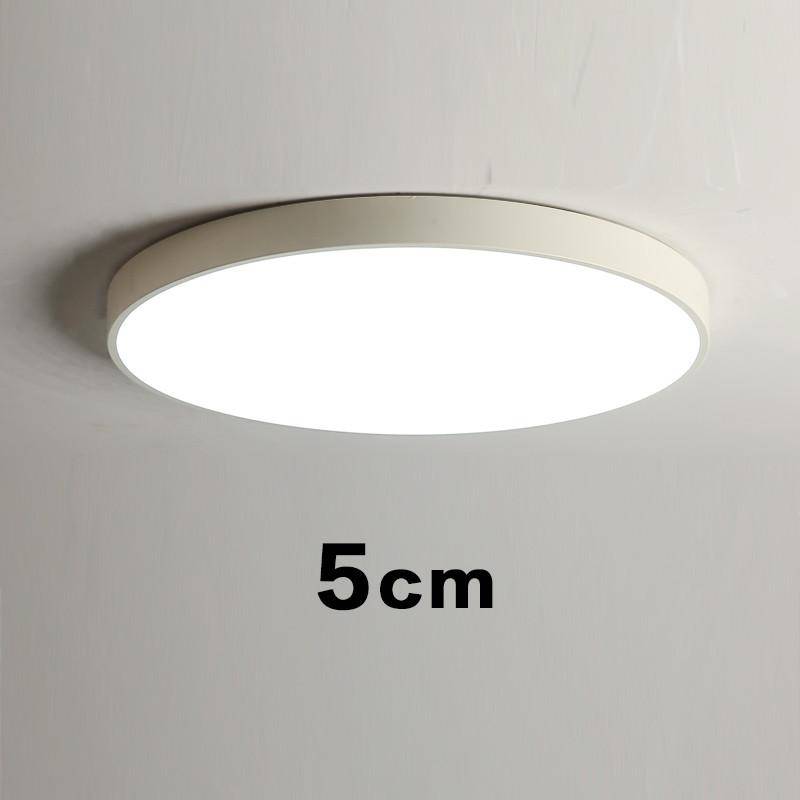 Plafonnier LED arrondi et plat – design moderne (plusieurs tailles)